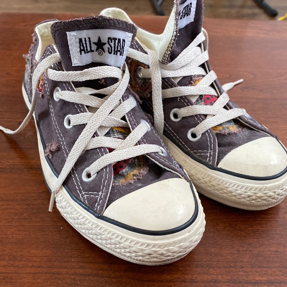 COPY - Converse All Stars - Brown Patchwork - Women’s Size 6